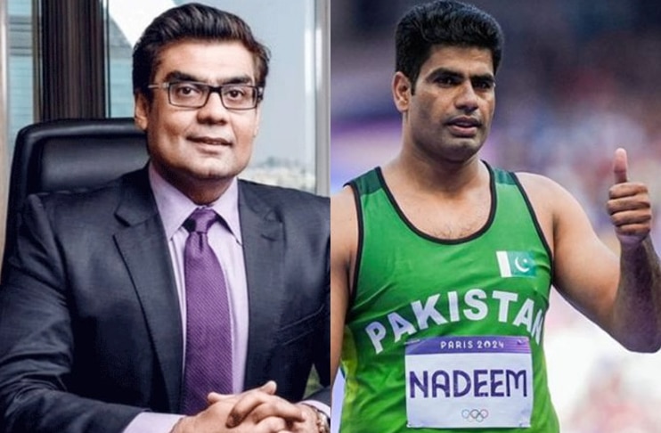 Mr-Salman-Iqbal-rewards-Arshad-Nadeem-on-winning-Paris-Olympics-gold